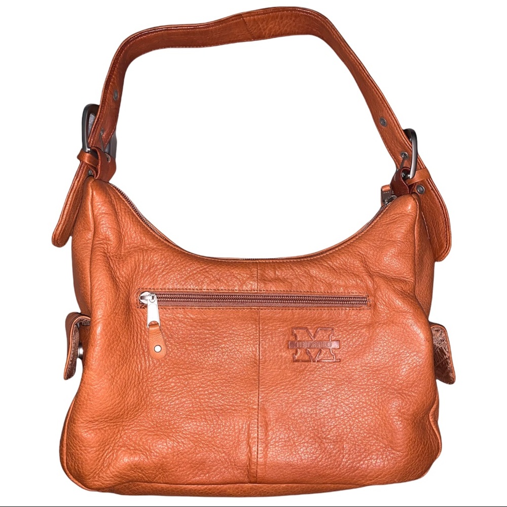 Brown Leather Marshall University The Herd Purse